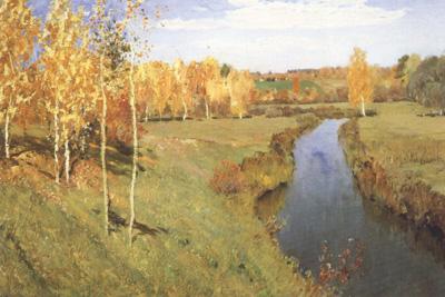 Isaac Ilich Levitan Golden Autumn (nn02) oil painting picture